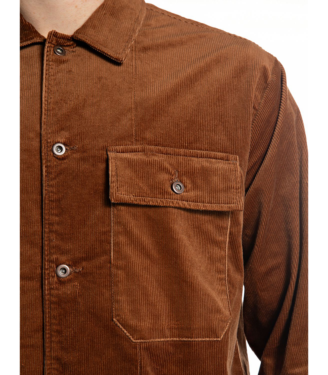 コーデュロイ オーバーシャツ 詳細画像 ブランデー 4